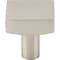 Jeffrey Alexander 1-1/8" Overall Length Satin Nickel Square Dominique Cabinet Knob 845SN - alternate 6